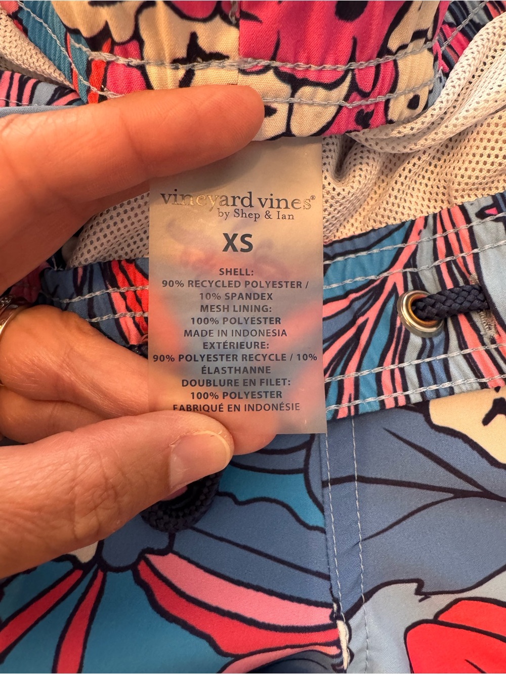 Vineyard Vines Bright Floral Swim Trunks Men’s XS - Picture 8 of 11